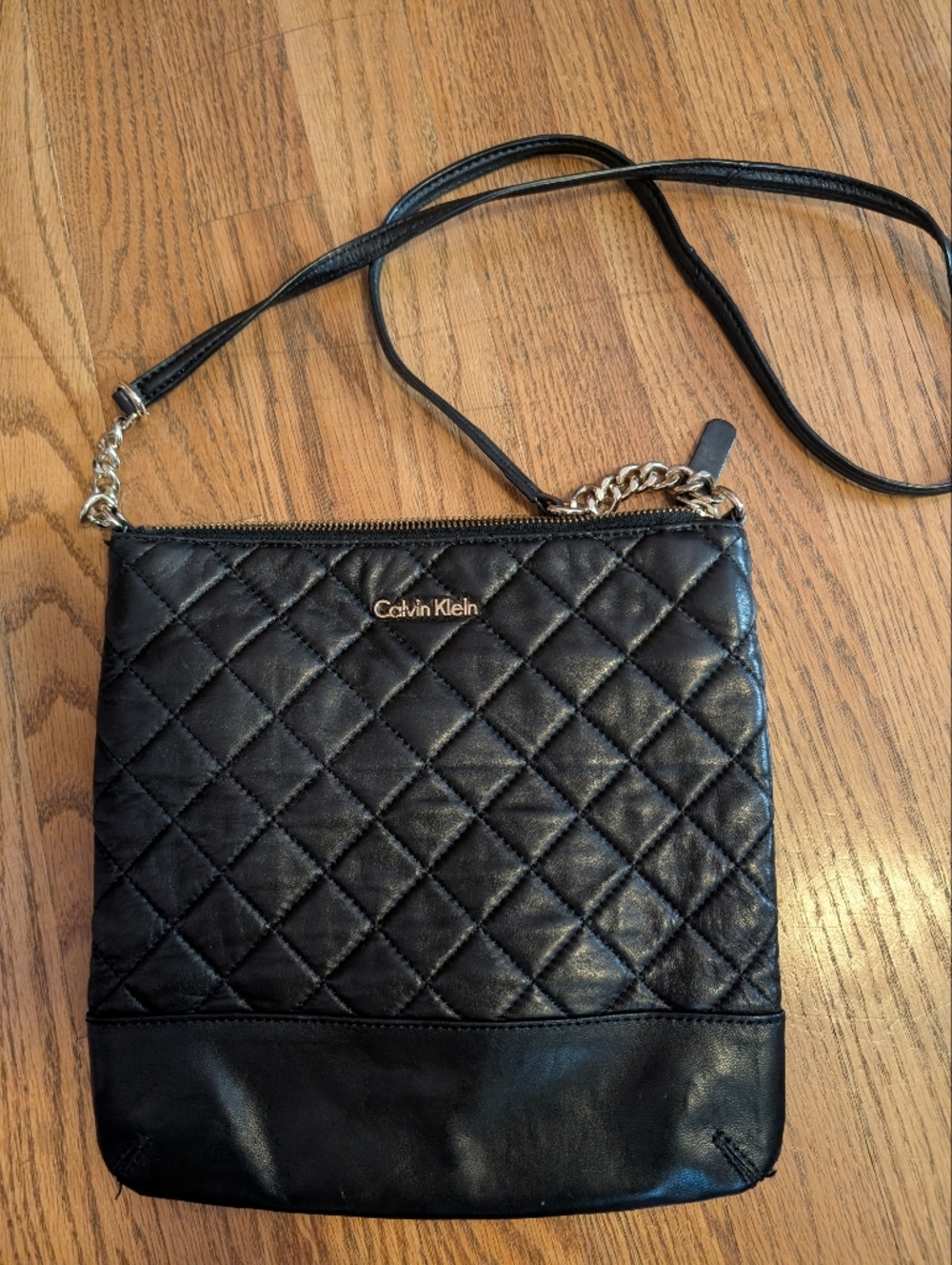 Calvin Klein Quilted Black Crossbody Bag